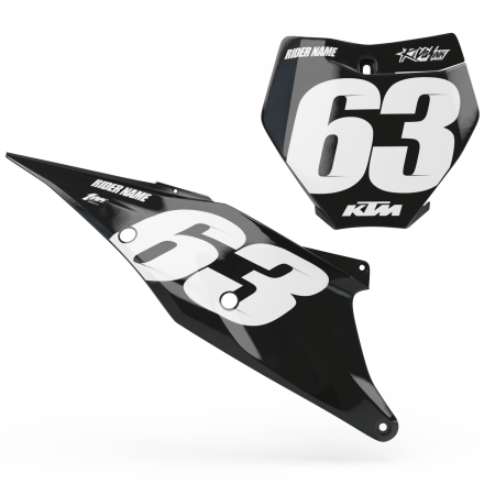 PRIVATEER NUMBER BOARD SET - KTM