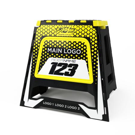 POLISPORT FOLDING STAND - YELLOW FADE