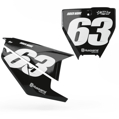 PRIVATEER NUMBER BOARD SET - HUSQVARNA