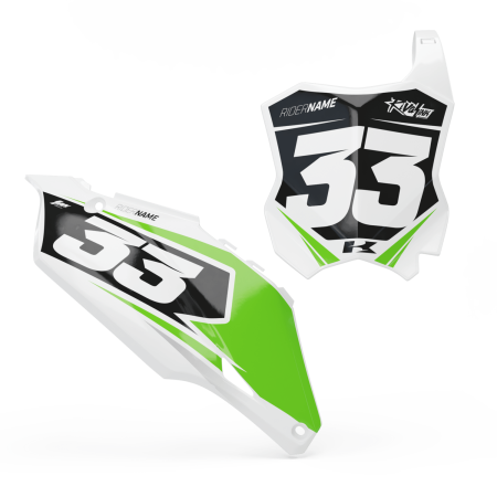 FACTORY NUMBER BOARD SET - KAWASAKI