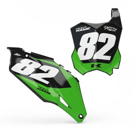 RACER NUMBER BOARD SET - KAWASAKI