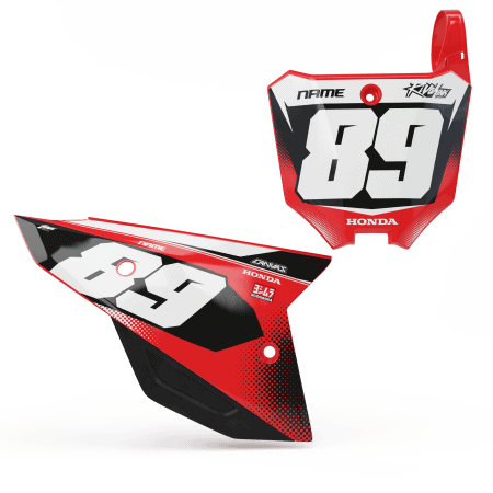 'DISSOLVE' NUMBER BOARD SET - HONDA