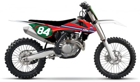 KTM 'VINTAGE RED/GREEN' TRIM KIT