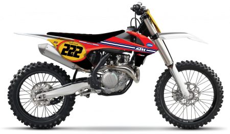 KTM 'VINTAGE RED/YELLOW' TRIM KIT