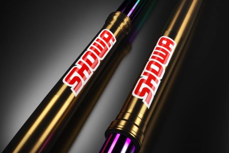 SHOWA RED FORK WRAPS - CLEAR