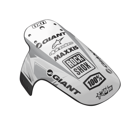 UXA CUSTOM MTB FENDER - FLIGHT WHITE