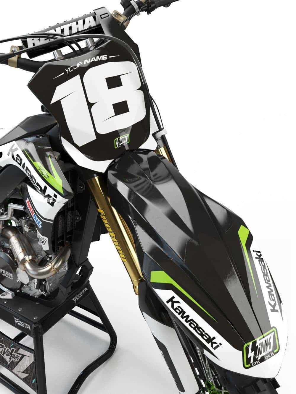 KAWASAKI 'SLICE WHITE' KIT - Image 2