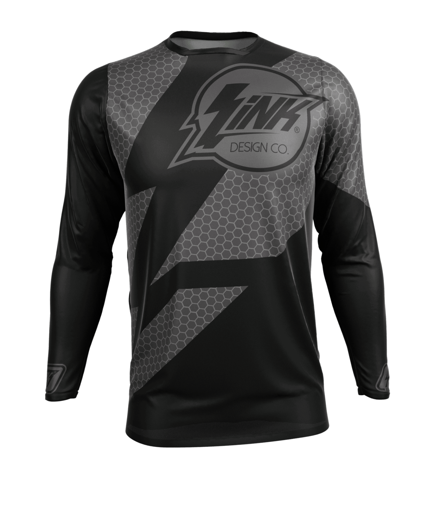 sublimation jersey design black