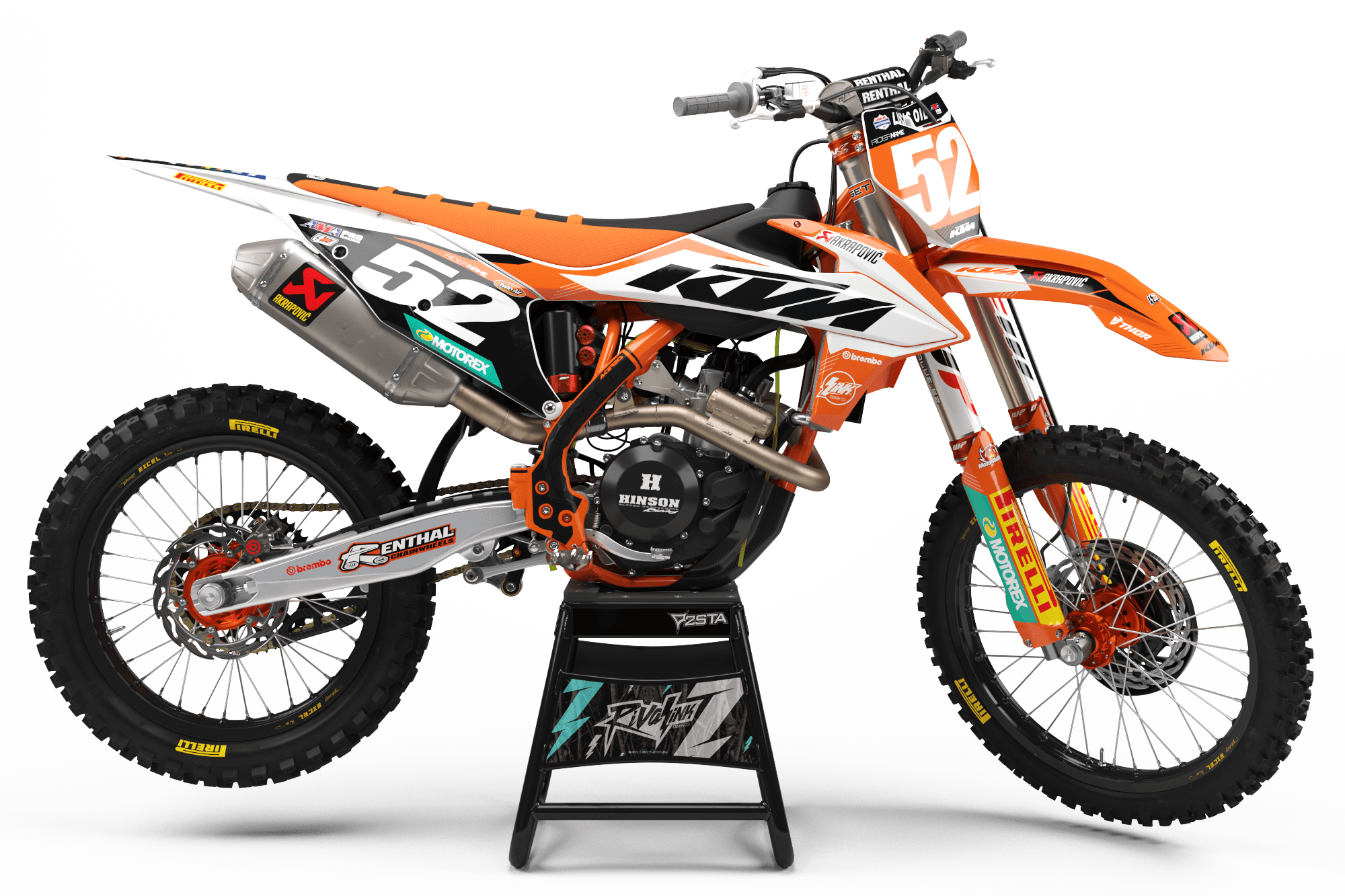 KTM 'BURST WHITE' KIT