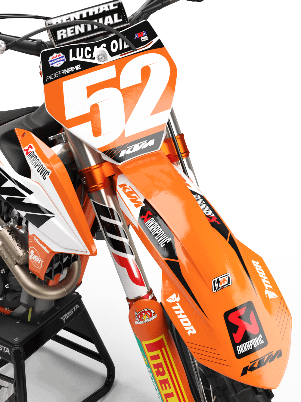 KTM 'BURST WHITE' KIT - Image 2