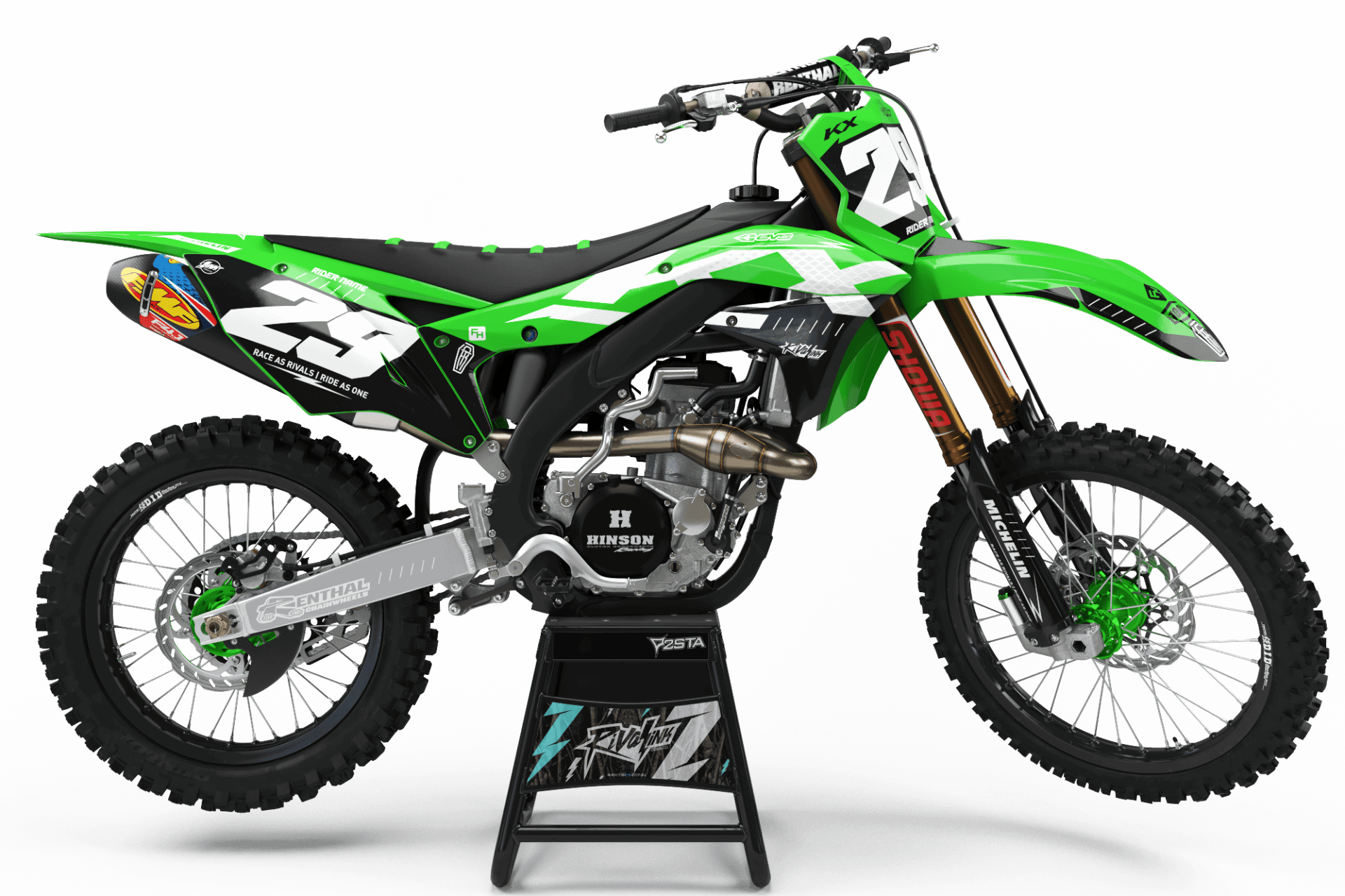 KAWASAKI 'RAIDER GREEN' KIT – Rival Ink Design Co