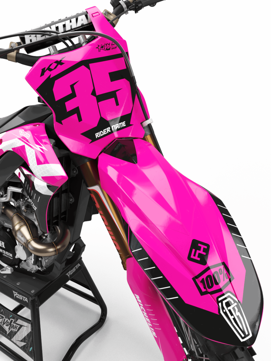 ARESBIKE WIT カスタムピンク KAWASAKI 'RAIDER PINK' KIT | Rival Ink