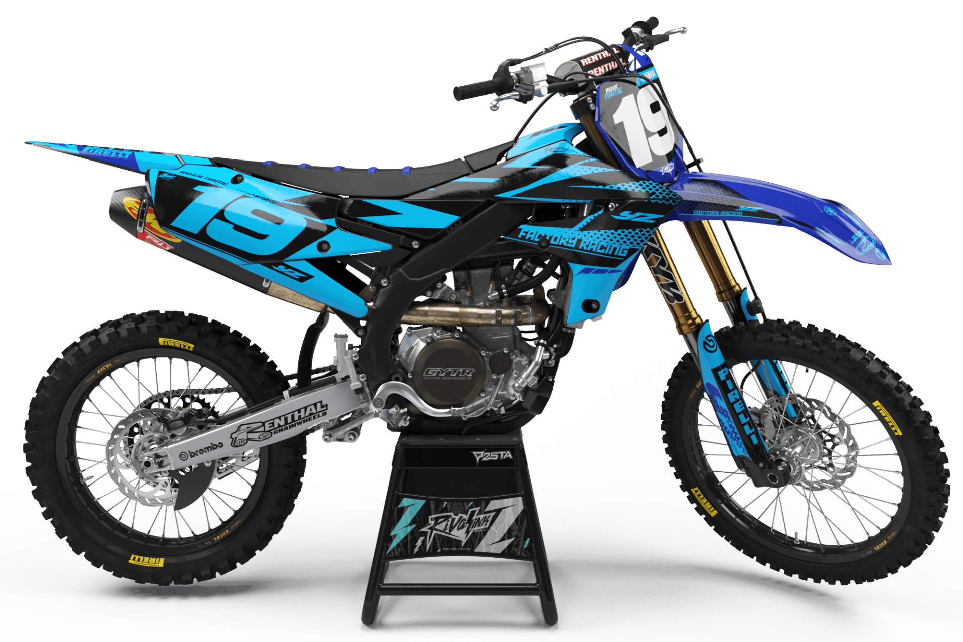 YAMAHA ‘RACE READY BLUE’ KIT Rival Ink Design Co