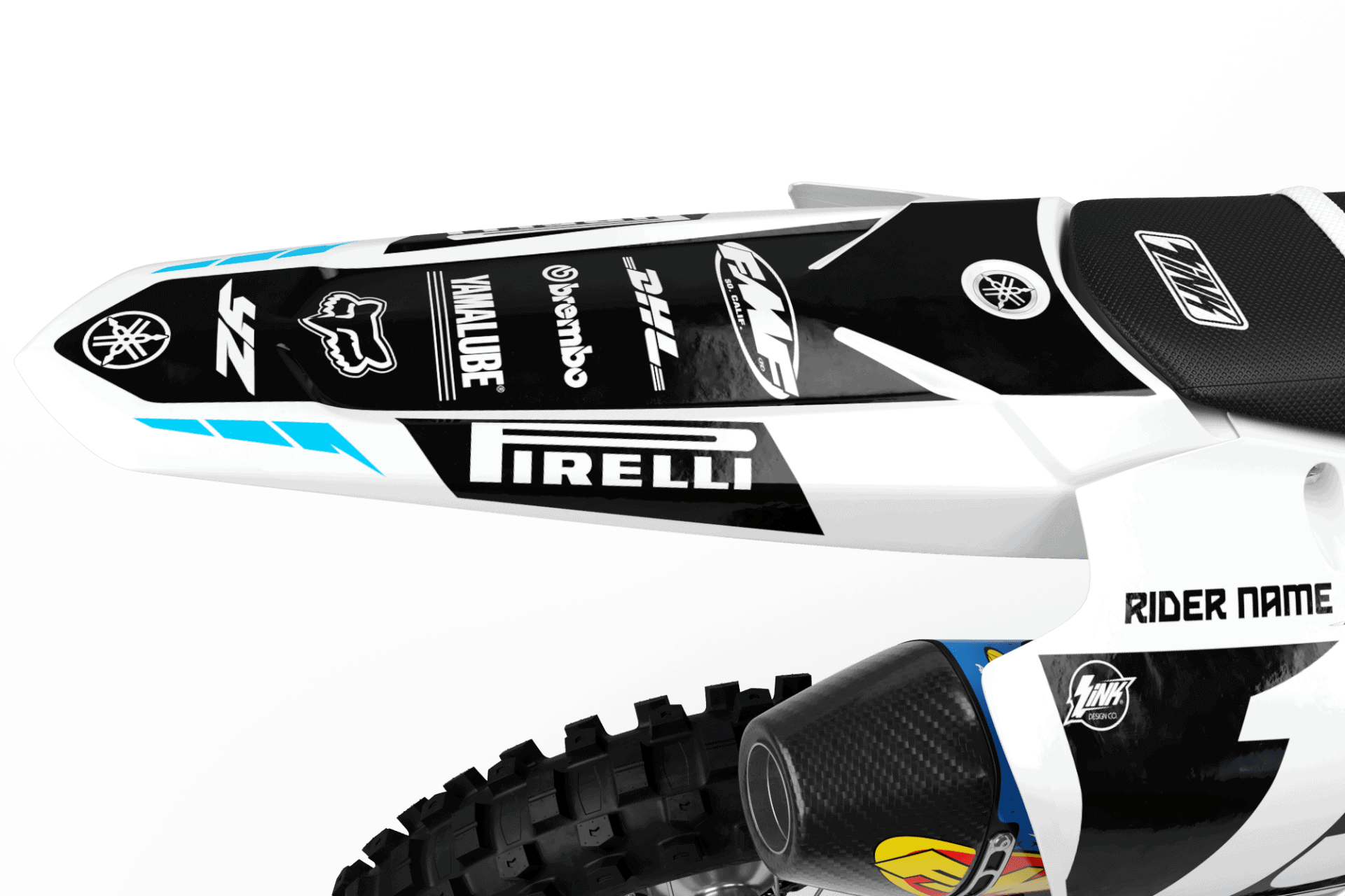 YAMAHA 'RACE READY WHITE' KIT - Image 4