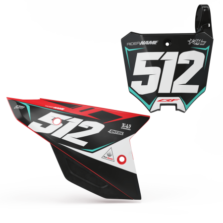 'ENTICE' NUMBER BOARD SET - HONDA