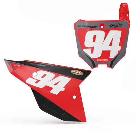 'SEVENTEEN MURDERED' NUMBER BOARD SET - HONDA