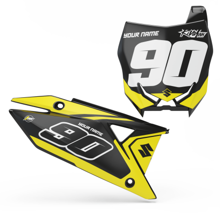 'BLOCKER' NUMBER BOARD SET - SUZUKI