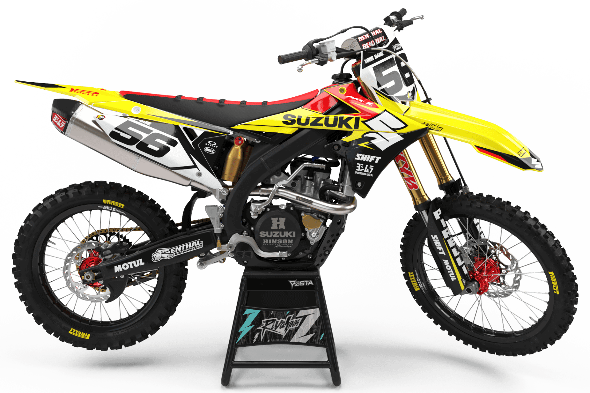 SUZUKI 'DIRTSLOTH RED' KIT