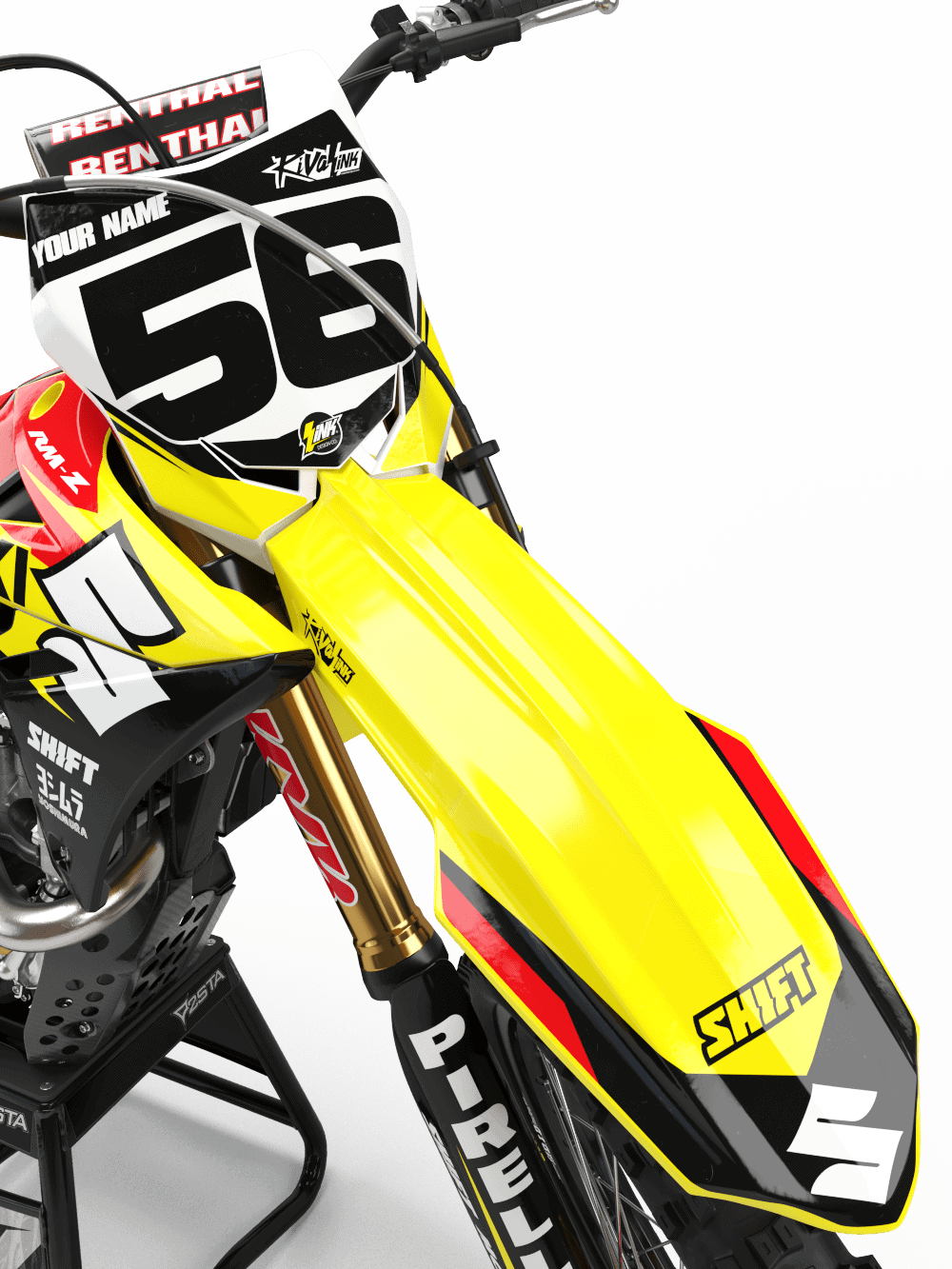 SUZUKI 'DIRTSLOTH RED' KIT - Image 2