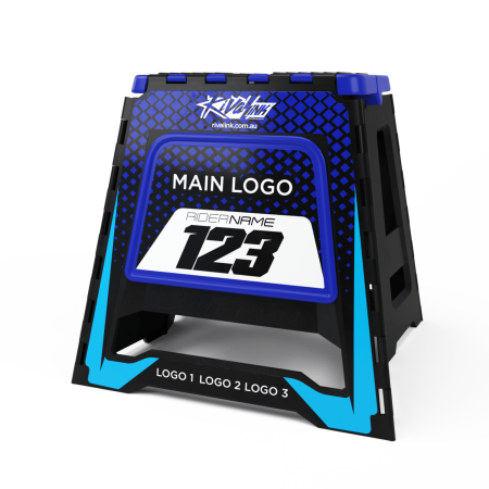 POLISPORT FOLDING STAND - BLUE FADE