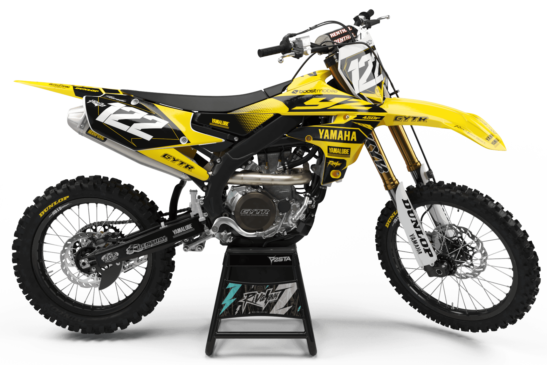 YAMAHA REARDON REPLICA YELLOW KIT Rival Ink Design Co