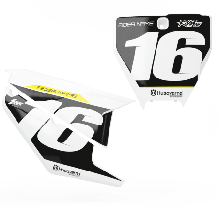 'STOCKER' NUMBER BOARD SET - HUSQVARNA