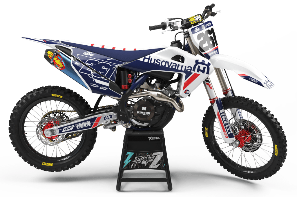HUSQVARNA 'RAPID BLUE' KIT Rival Ink Design Co