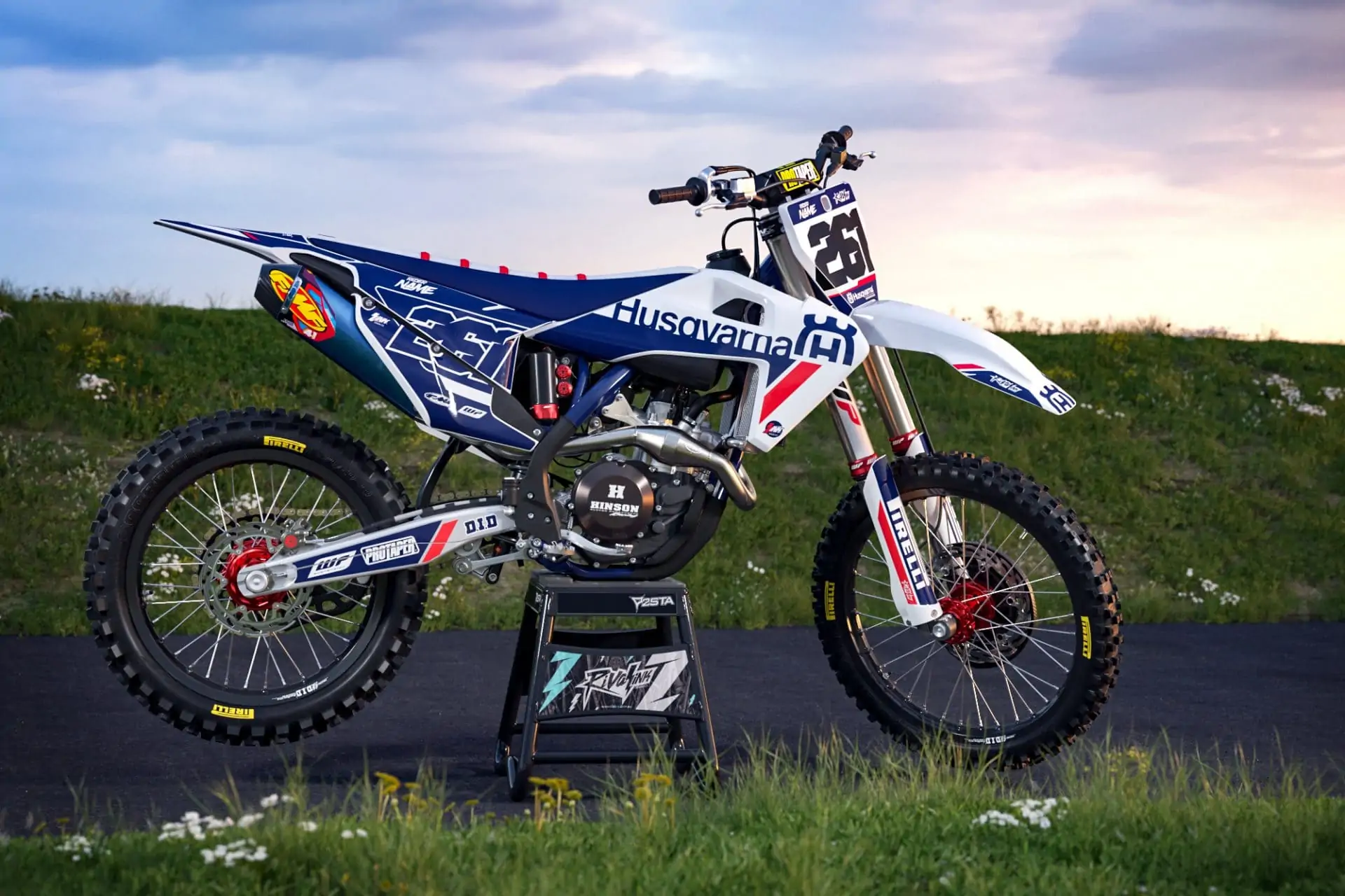 HUSQVARNA ‘RAPID BLUE’ KIT Rival Ink Design Co
