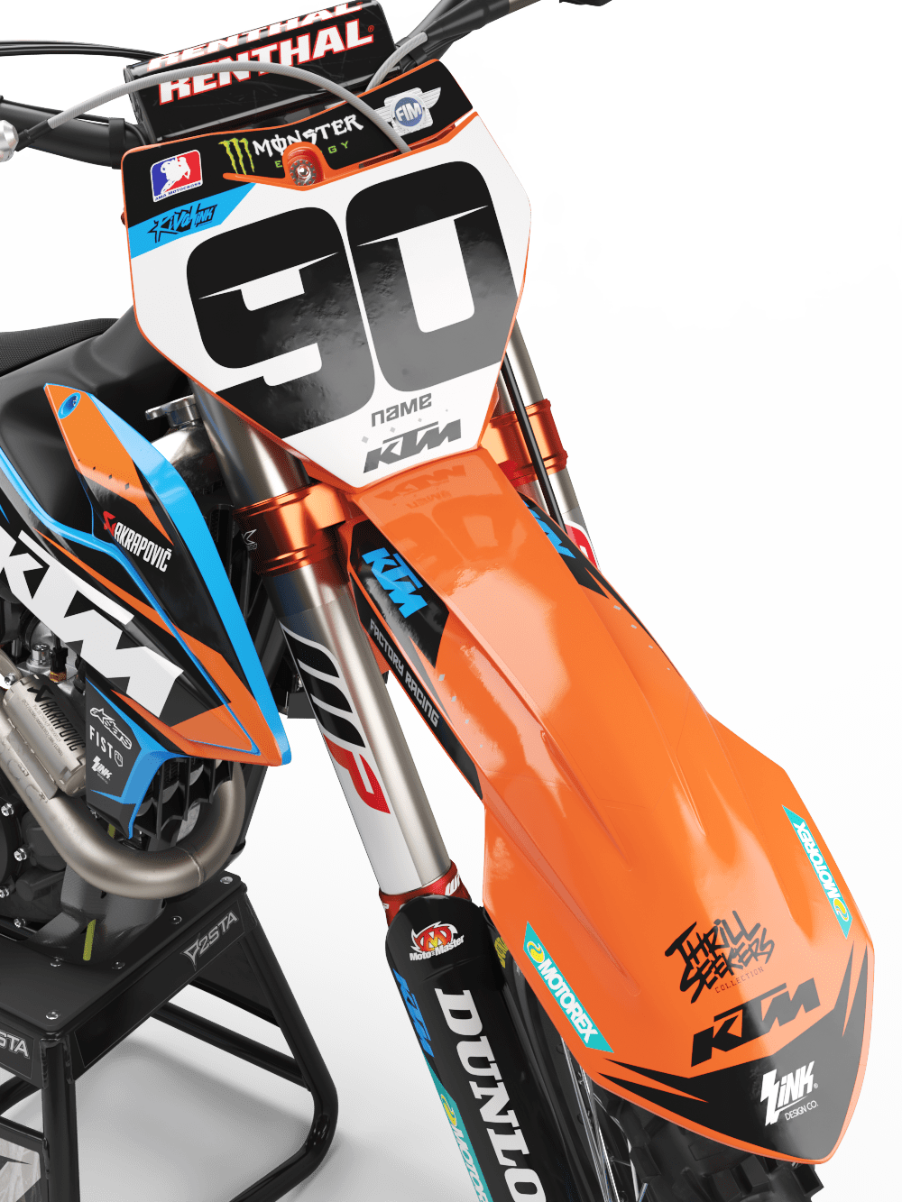 KTM 'STEED BLUE' KIT | Rival Ink Design Co