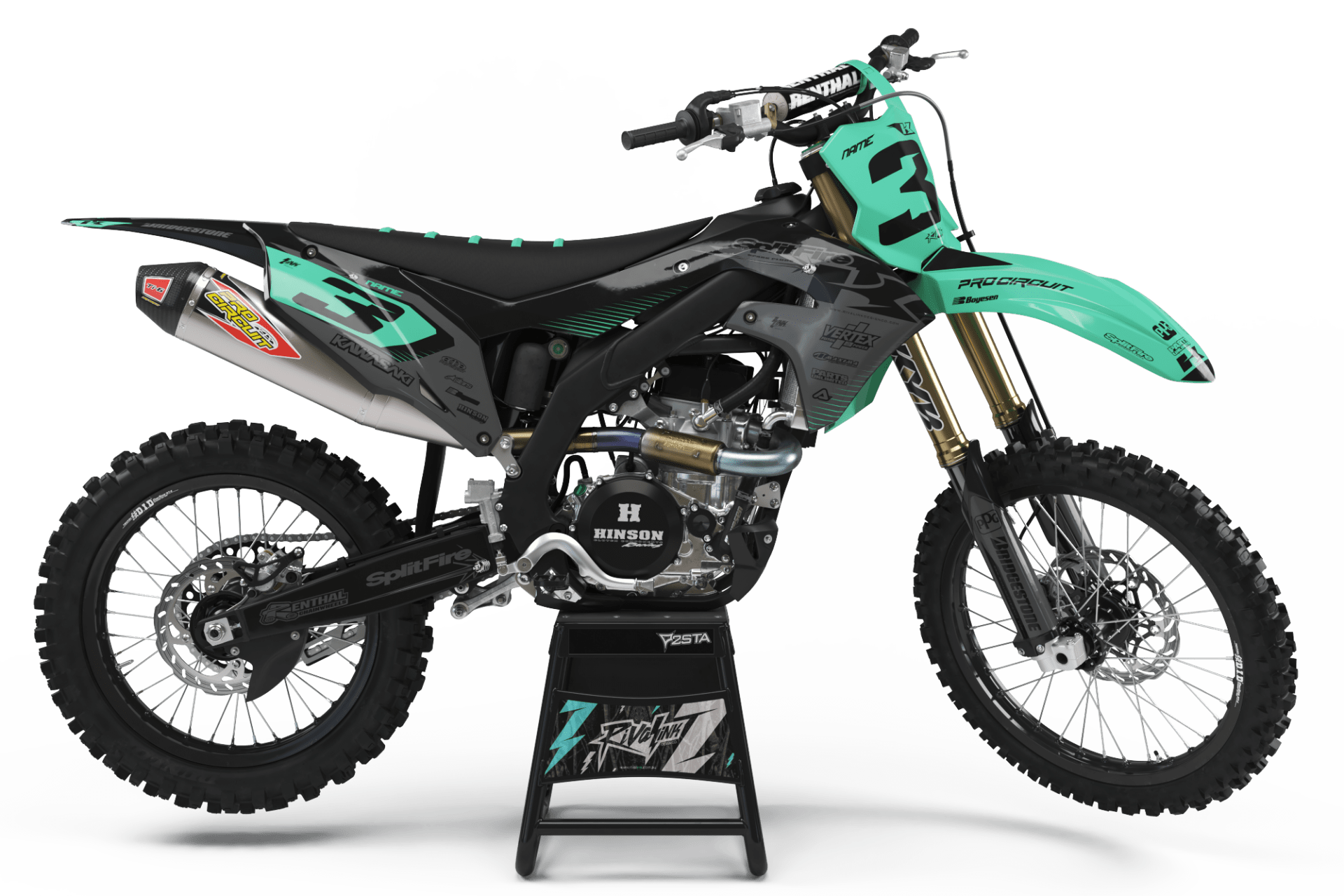 v8 dirt bike