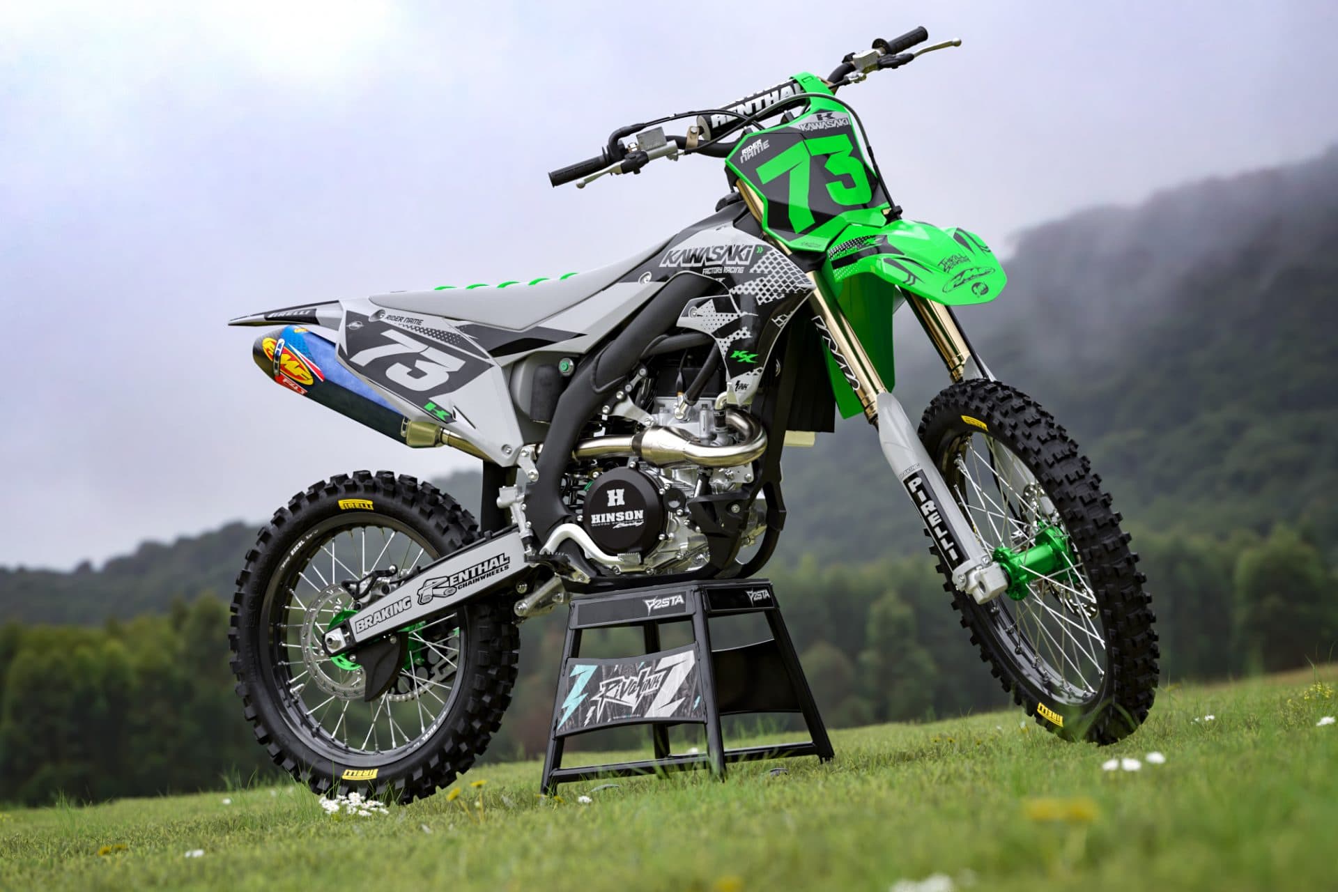 KAWASAKI 'RACE READY GREEN' KIT - Image 2