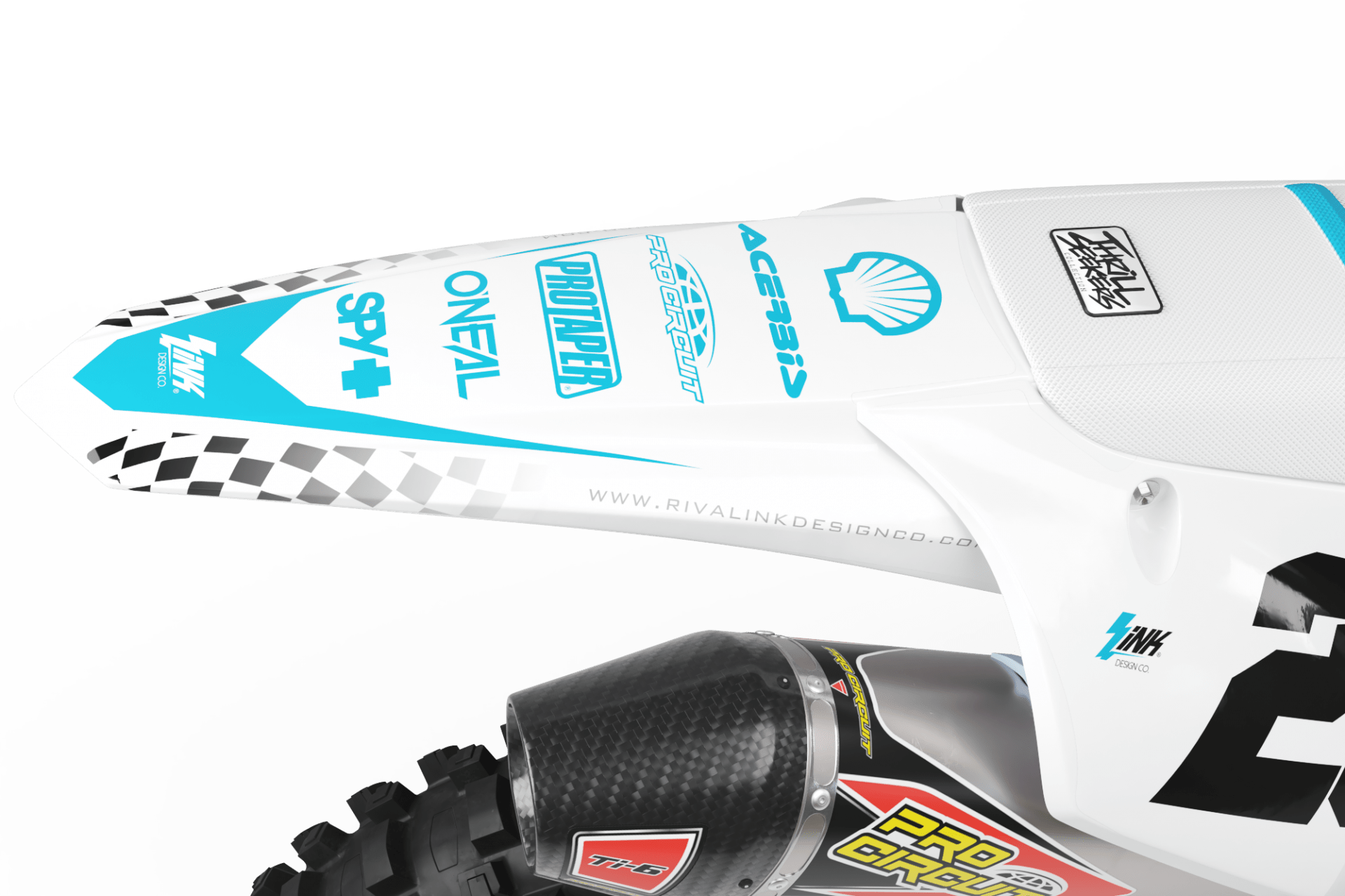 KAWASAKI 'SPEEDWAY BLUE' KIT | Rival Ink Design Co