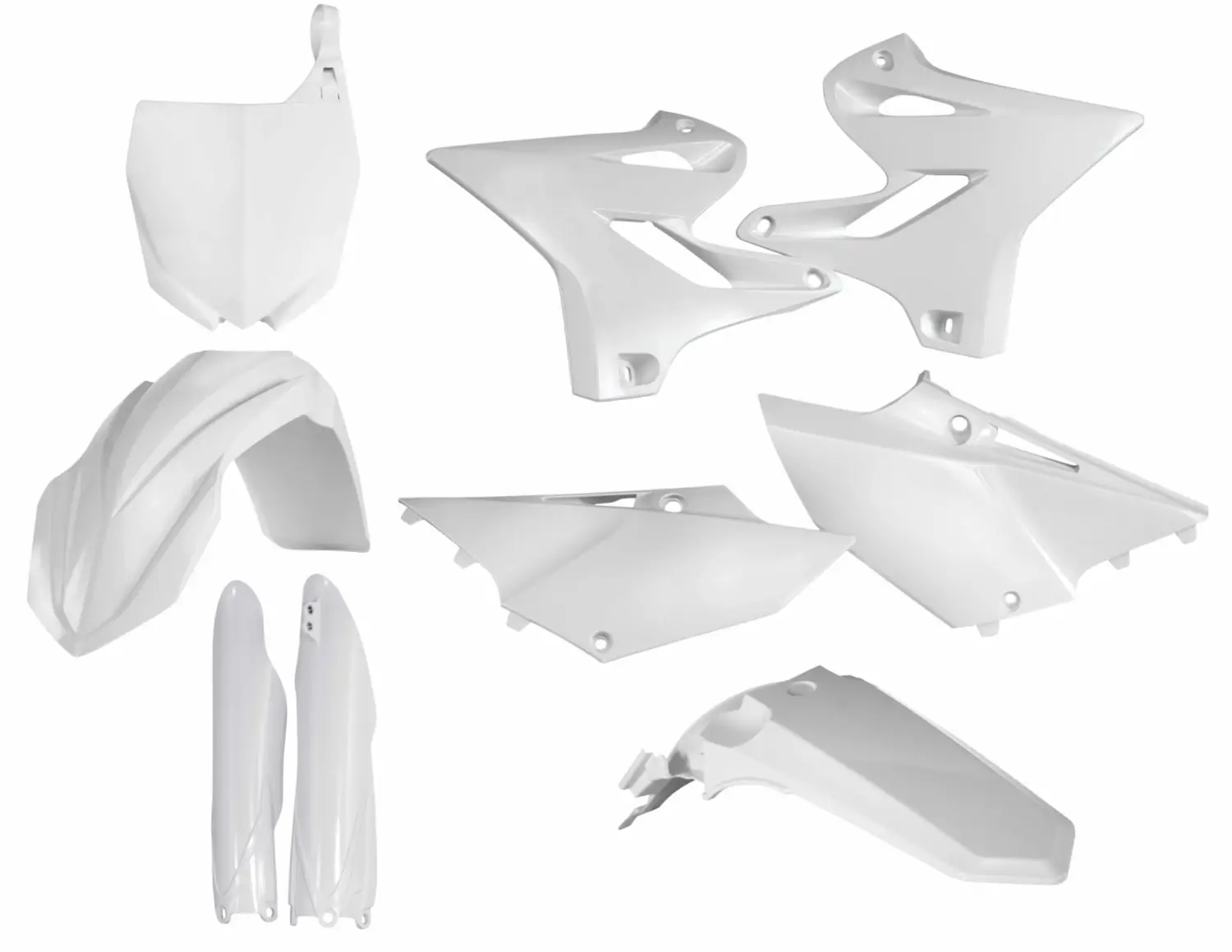 Side panels Yamaha YZ125/250 white 15-21 Side panels Yamaha YZ125/250 white 15-21