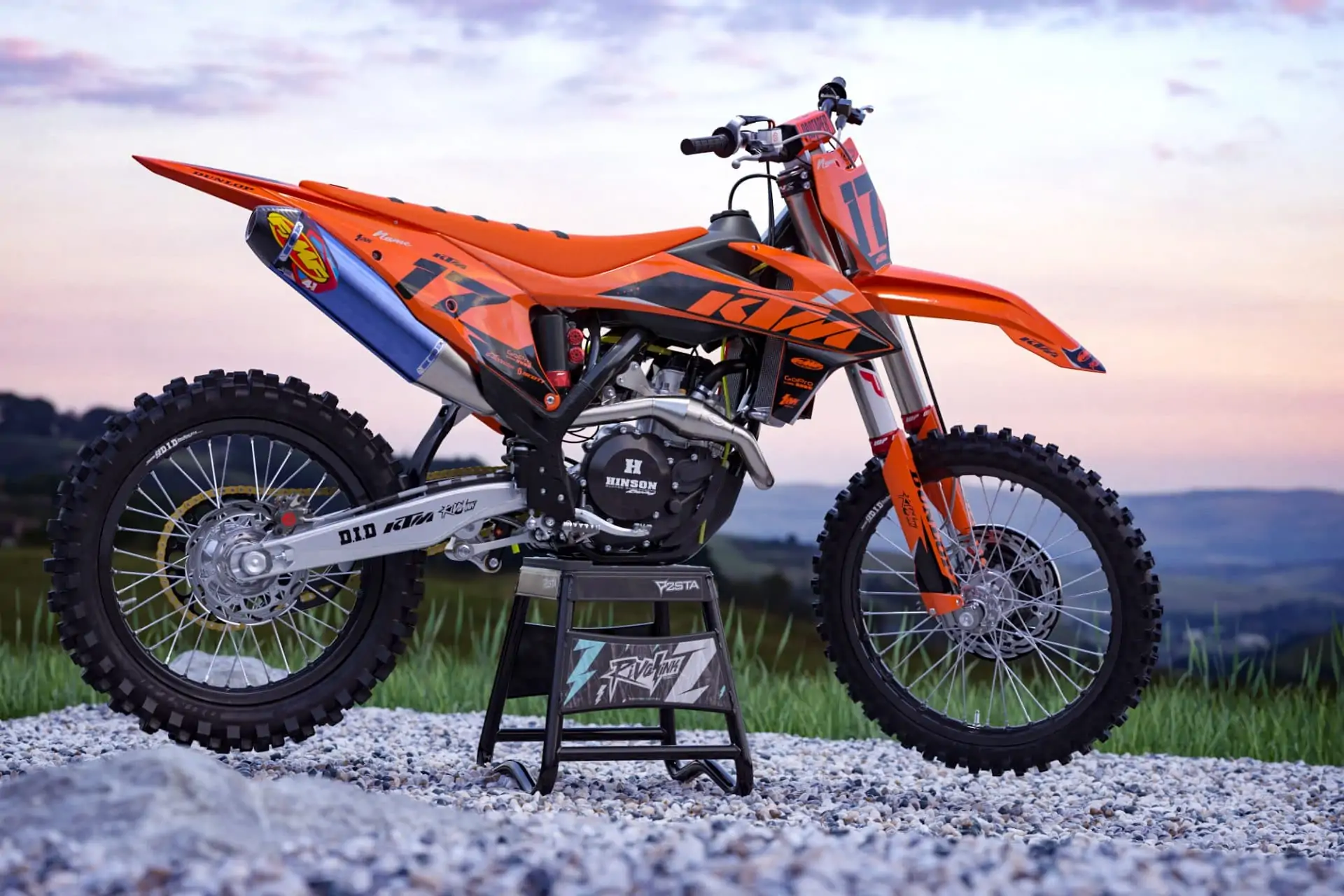 ktm orange vinyl wrap