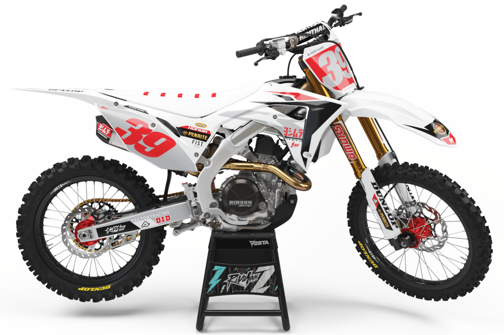 Motocross Stickers Energy MX Graphics Decals Drink Wrap Graphic Track Radiator