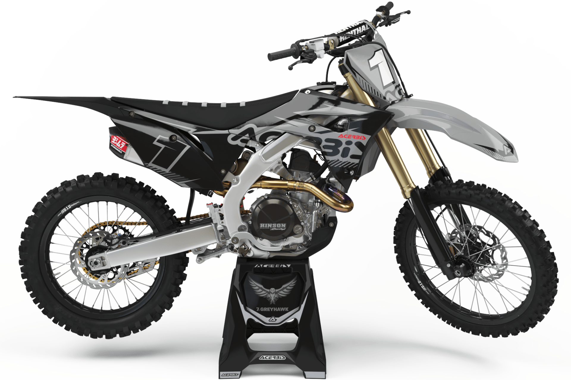 HONDA 'ACERBIS GREY BLACK' KIT | Rival Ink Design Co