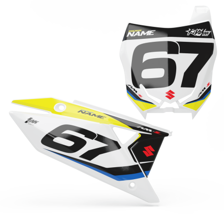 'STOCKER' NUMBER BOARD SET - SUZUKI