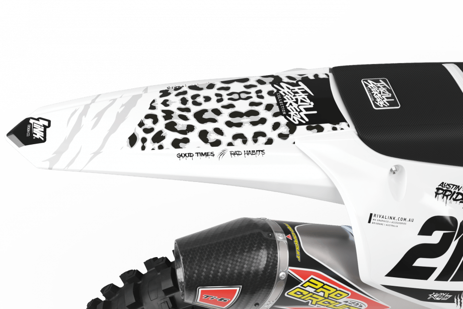 Custom ホワイト ビンディング GRAPHICS-KIT_KAWASAKI-ZX10R-