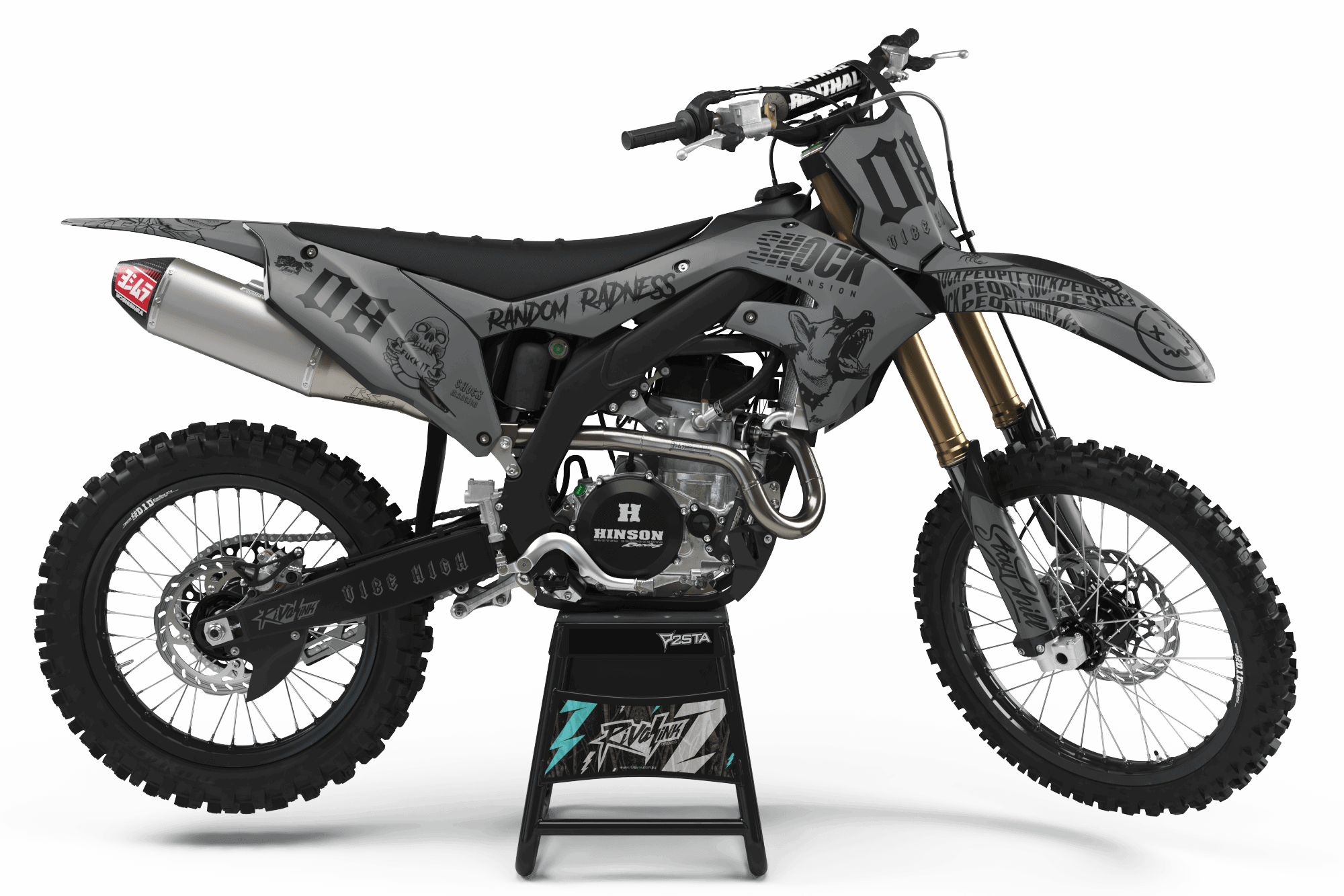 SHOCK MANSION 'VIBE HIGH' KIT (ALL BIKES) | Rival Ink Design Co