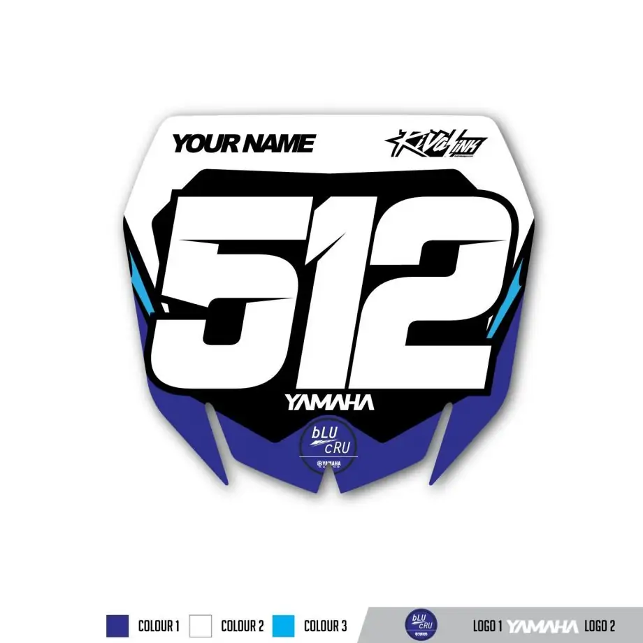 Yamaha Front Plate Graphic Rival Ink Design Co