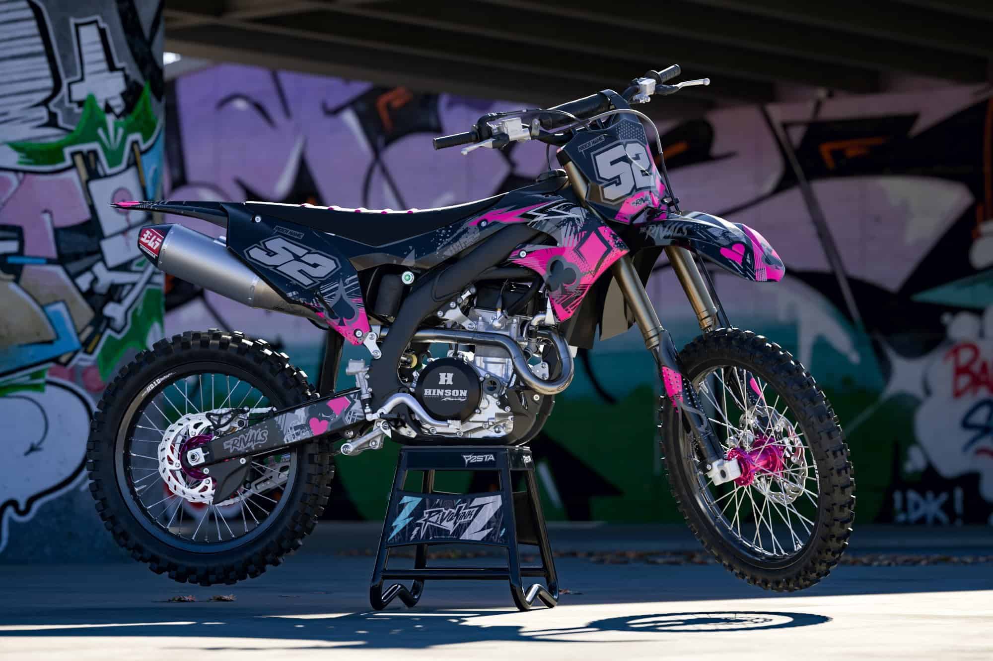 KAWASAKI ANARCHY PINK KIT Rival Ink Design Co