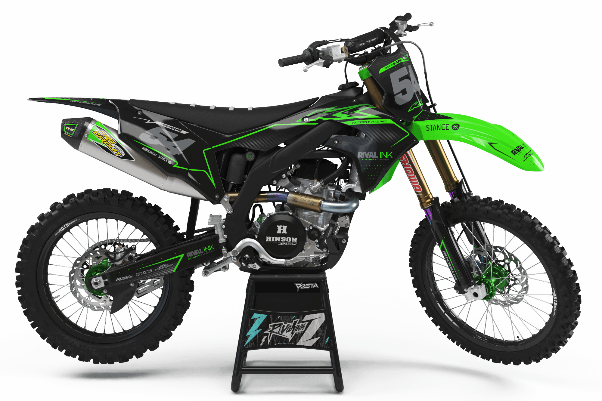 KAWASAKI 'FORCE GREEN' KIT – Ink Design Co