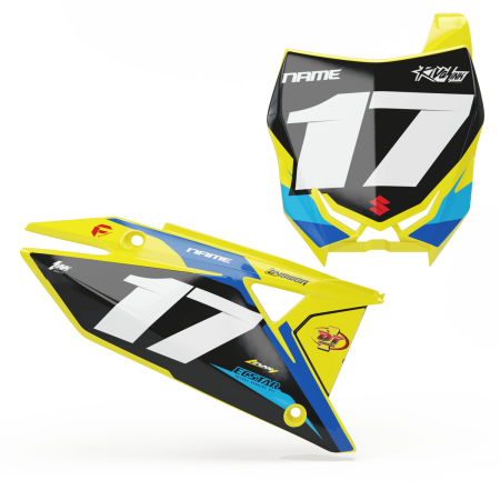 'HELIX' NUMBER BOARD SET - SUZUKI