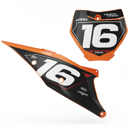 'CONCEALED' NUMBER BOARD SET - KTM