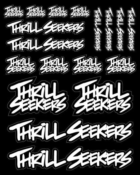 Thrill Seekers Classic Sticker Sheet