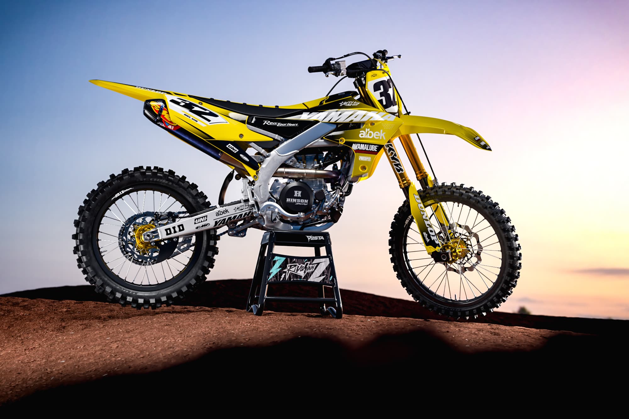 Yamaha yellow dirt bike deals