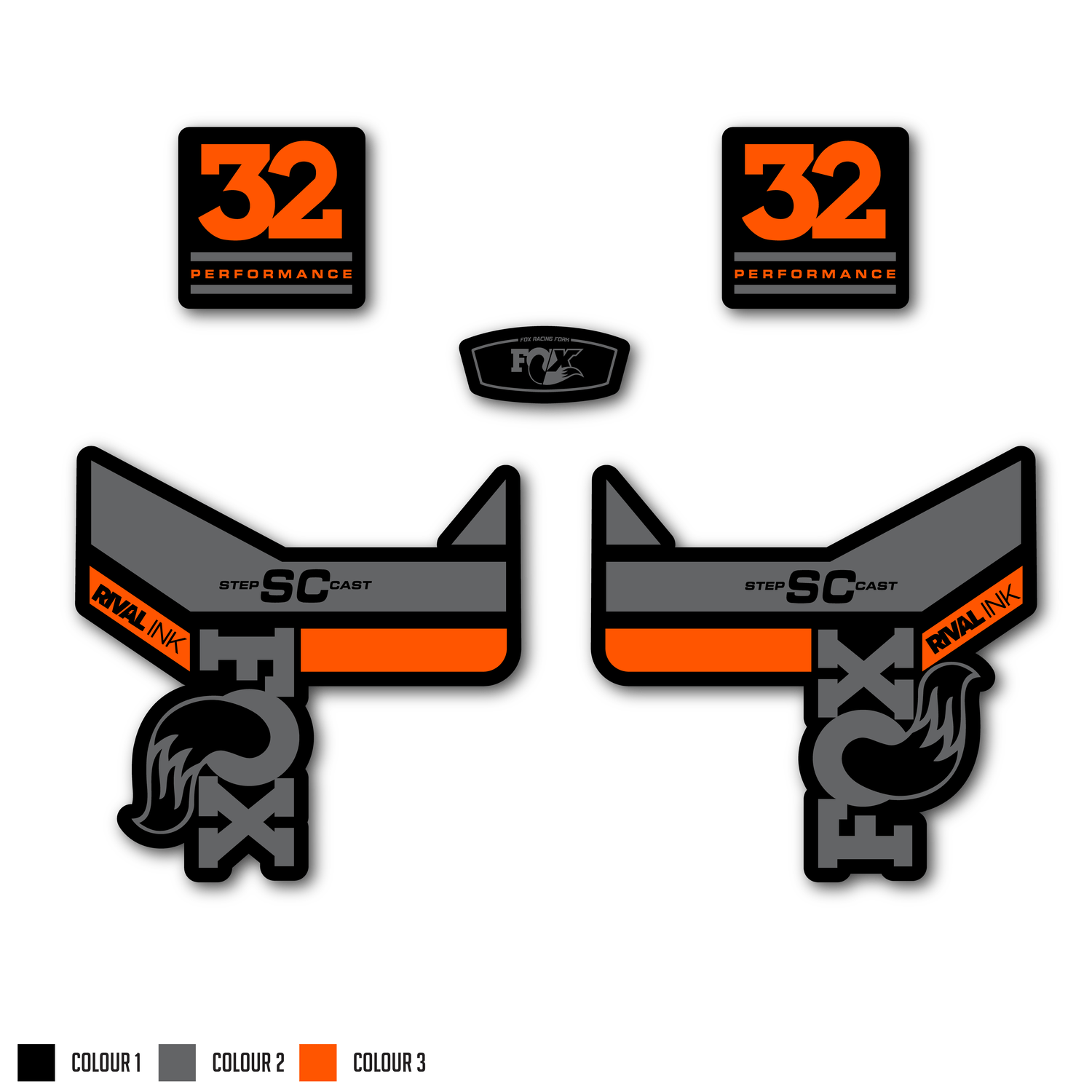 Relatieve grootte Vlot Calamiteit Fox 32 Sc Performane Mtb Fork Stickers – Rival Ink Design Co