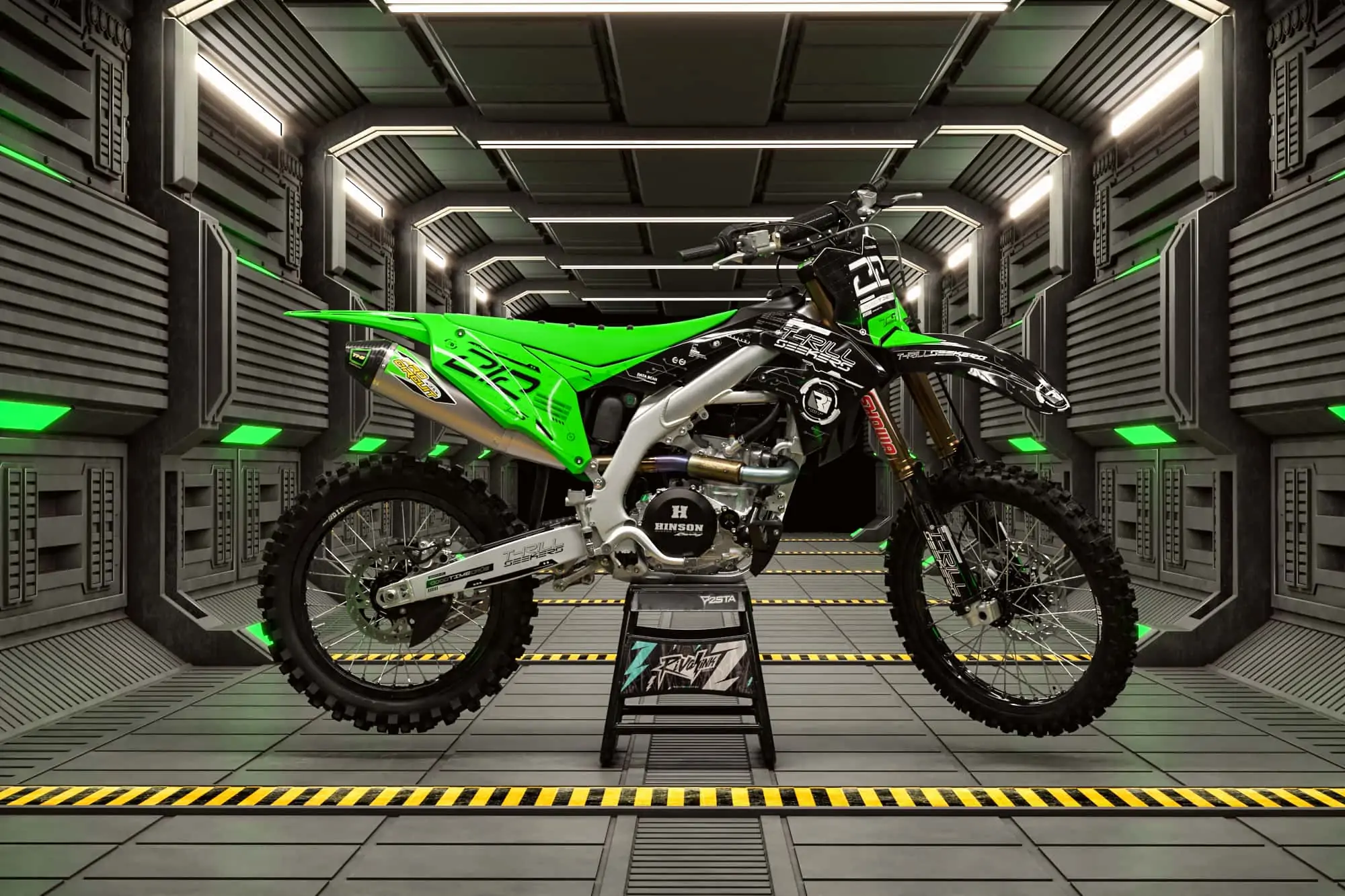 マウル Rotix Spilt Side Logo Dark Green マウル Rotix Spilt Side Logo Dark Green