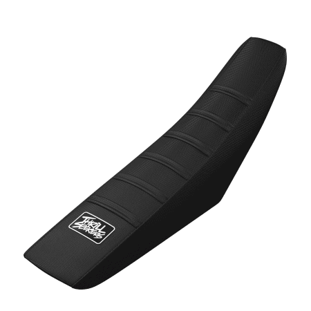 Yamaha YZ 85 02 21 Ribbed Seat Cover BLACK BLUE Rival Ink Design Co