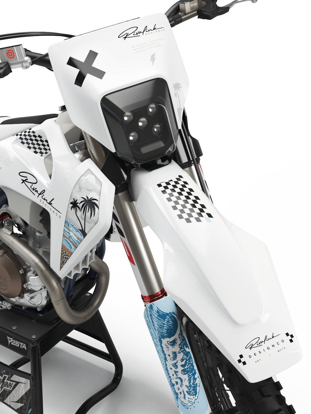 Yamaha Motocross MX vector template YZ 85cc 2022 cut design file
